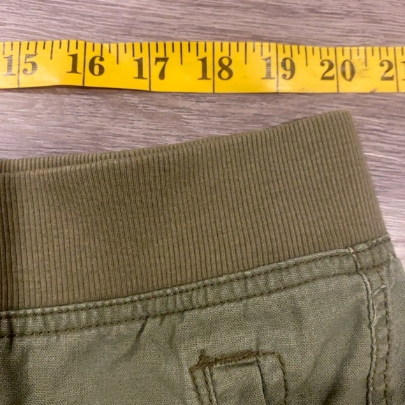 Faded Glory Women’s Cargo Shorts Olive‎ Green Size 18 Linen Cotton - Picture 6 of 8